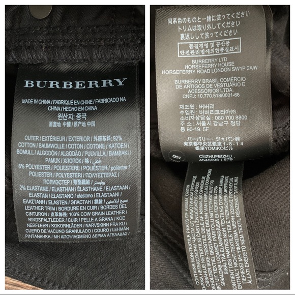 NWT⚜️Burberry Regimental Jeans - Picture 6 of 8